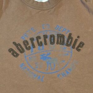 Brown Abercrombie baby tee